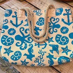 Disney Cruise Line Canvas beach bag
